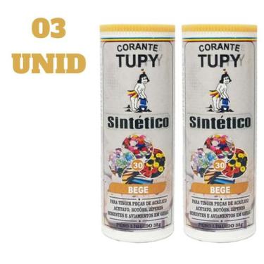 Imagem de Kit 03 Corante Tupy Sintético P/ Tingir Botões , Zípe, Acetato, Acríli