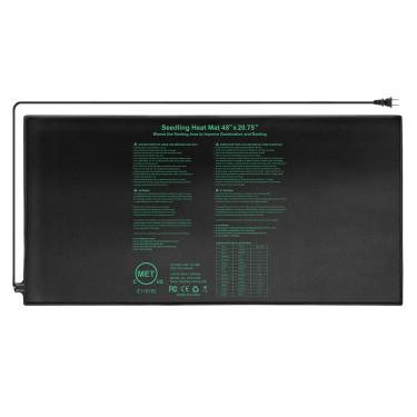 Imagem de Bestio Tapete De Aquecimento Para Mudas 48" X 20" Pol., Tapetes De Aquecimento À Prova D'Água Para Início De Sementes, Tapete De Aquecimento De Plantas Para Germinação De Sementes, Planta Hidropônic