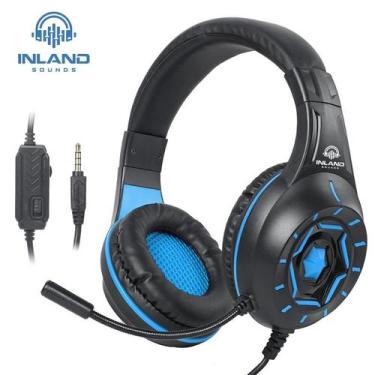 Imagem de Fone de Ouvido Gamer HeadSet Z90 Inland Sounds Azul PS4 PC X