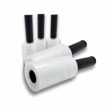 Imagem de Papel Filme Resistente Stretch Cabo Aplicador 10cmx100m 5un