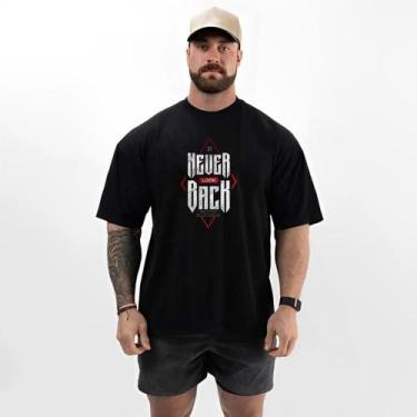 Imagem de Camiseta Masculina Over Estilo Casual Academia Conforto - Épico, Preto