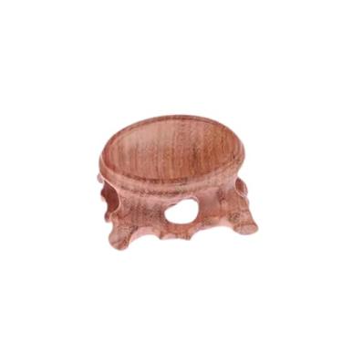 Imagem de YIJU Stand de exibição de madeira, suporte de pedra do globo de esfera, colecionáveis, decorativos, ornamentos, suporte de esfera de ovo para decoração de , 4.5 Cm X 2.5 Cm