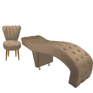 Imagem de Maca De Maquiagem E Estética Cadeira  Alicia Capuccino