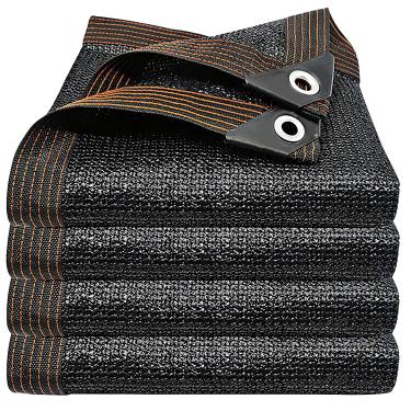 Imagem de winemana 90% pano de sombra, capa para canil de cachorro, 1,8 x 3,5 m, lona de malha resistente durável com ilhós para plantas de pátio, estufa, galinheiro, varanda e piscina