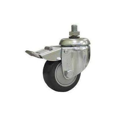 Imagem de Rodizio 2" Parafuso Giratorio Freio Schioppa (Gle 210 Bp Fpi)(40Kg) - 