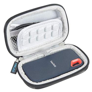 Imagem de Anleo capa rígida de viagem de EVA para SanDisk 250 GB/500 GB/1 TB/2 TB SSD externo extremamente portátil