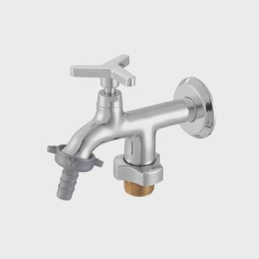 Imagem de Torneira Tanque Parede com Adaptador para Maquina C15 sp Meber Metais