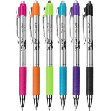 Imagem de Canetas Mr. Pen No Bleed Fine Tip, cores variadas (pacote com 6)