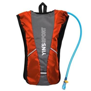 Imagem de Mochila Costas Hidratação Ciclismo Trilha Pedal Yins 2 Litros, Laranja