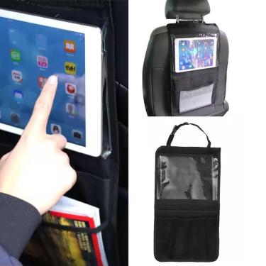 Imagem de Organizador Automotivo Porta Tablet Celular Livro Agua Garrafa Suporte Capa Protetora Bolsos Case Carro Uber Taxi