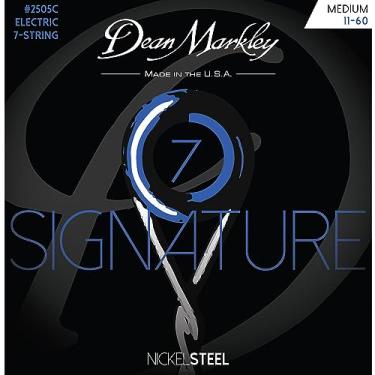 Imagem de Dean Markley 2505C Signature Nickelsteel, médio, 7 cordas, 11-60