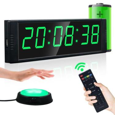 Imagem de Relógio com temporizador de ginástica YZ Gym para casa com botão Start