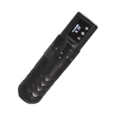 Imagem de Caneta para Máquina de Tatuagem Sem Fio - Curso Ajustável, Bateria de 