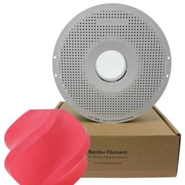 Imagem de Filamento 3d Bambu Lab Pla Básico 1kg 1,75mm Com Carretel Reutilizável Rosa 10203