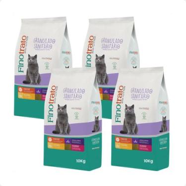 Imagem de Combo 4 Granulado Finotrato Bio-Litter Ultra Premium - 10Kg