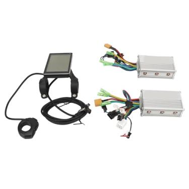 Imagem de 500W 25A kit de controlador sem escova eficiente poderoso bicicleta elétrica LCD Display Dual M5 Controller Kit para scooter 24V/36V/48V