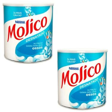 Imagem de kit 2 Leite Po Desnatado Molico Lata 280g - NESTLE