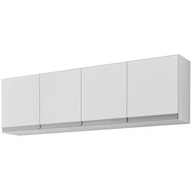 Imagem de Armário Aéreo 160 Cm 4 Portas Andreia Branco Branco