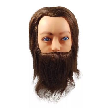 Imagem de Cabeça De Treino Com Barba Masculina Sem Suporte