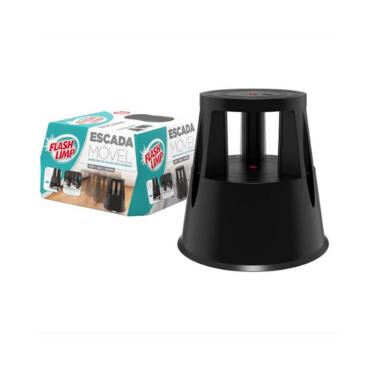 Imagem de Escada Móvel Preta - Flashlimp