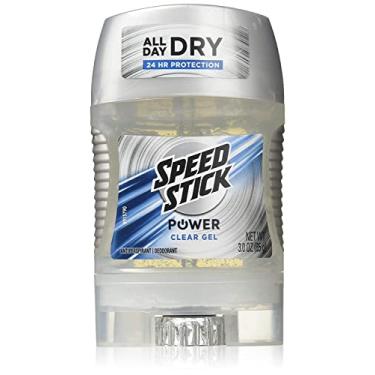 Imagem de Speed Stick Desodorante Antitranspirante Power Clear Gel 3 Oz (Pacote Com 5)