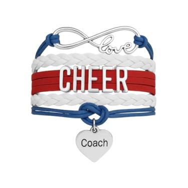Imagem de Bracelete Cheer Coach â€“ Pulseira de treinador líder de torcida â€“ joia de torcida â€“ para mulheres treinadoras de torcida 8 inches