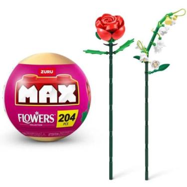 Imagem de Bloco de montar Flores Sortido 10 Colecionáveis até 243pçs - Candide