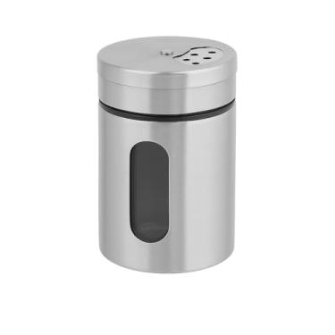 Imagem de Kit Saleiro E Paliteiro Em AçO Inox Vidro(1 UNIDADE)