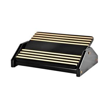 Imagem de Suporte Ergonômico para Pés de Madeira, 38 x 26 cm, Preto