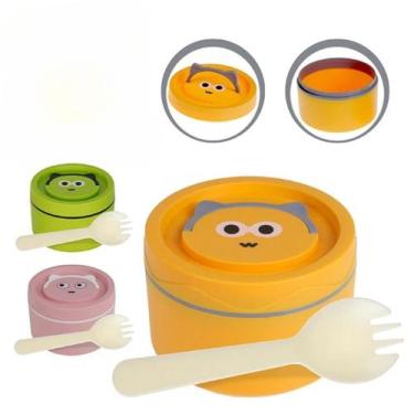 Imagem de Lancheira Infantil Compacta com Design de Animais - Art, Rosa