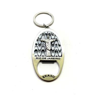 Imagem de Chaveiro Metal Abridor de Garrafas Personalizado Lembrança Rio de Jane
