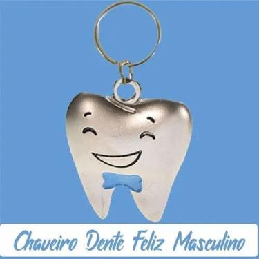 Imagem de Chaveiro Dente Feliz Masculino Odontológico - 1 Unidade - D-Express