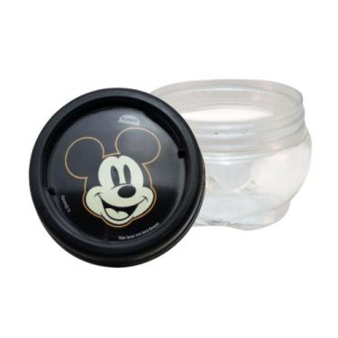 Imagem de Pote Lanche Infantil Gira e Trava 155ml - Plasutil Disney - Plasútil, 