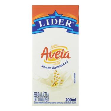 Imagem de Kit c/ 6 Bebida Lactea UHT Aveia Lider Caixa 200ml