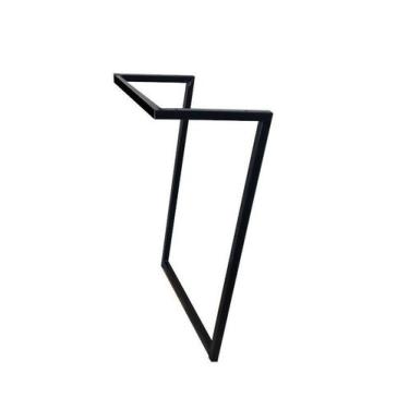 Imagem de Pé Base Áquila 77x35 Industrial Tubular  Aparador Escrivaninha Mesa - 