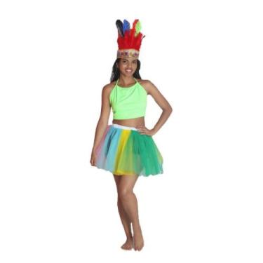 Imagem de Saia Tule Tutu Adulto - Jade Fashion, Azul claro