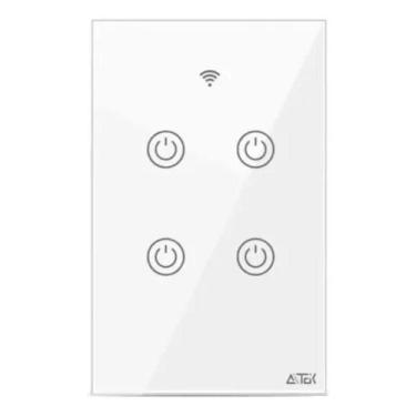 Imagem de Interruptor inteligente luz 4 botões touch - AITEK