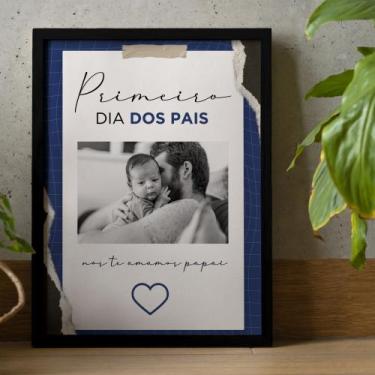 Imagem de Quadro Personalizado Dia Dos Pais Modelo Te Amo Pai - DK Decor