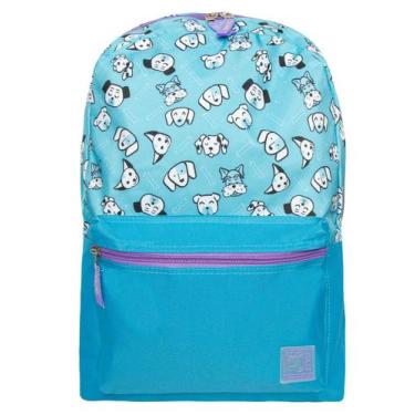 Imagem de Mochila Escolar Feminina Pets Clio Azul, UN, Azul