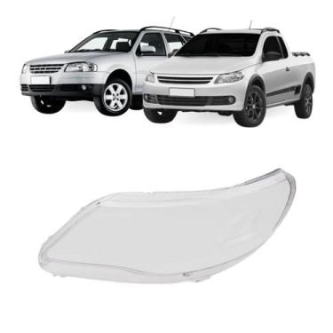 Imagem de Lente Farol Gol Parati Saveiro G5 2009 A 2012 - Cn, Lado Esquerdo - Mo