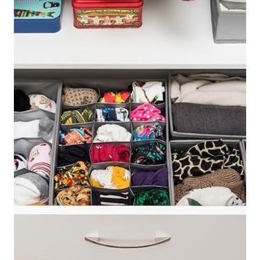 Imagem de Caixa Organizadora com Tampa de Bambu 18L Green Garden Branco