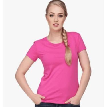 Imagem de Kit 3 Camisetas Básicas Femininas Baby Look Lisa Malha Fria PV  T-shir