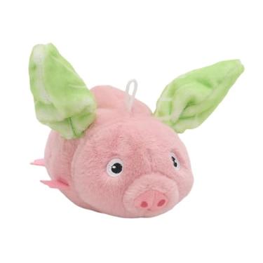 Imagem de Fenteer Brinquedo eletrônico para gatos, porquinho interativo com sons variados para diversão