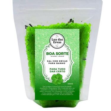 Imagem de Banho Sal Grosso e Ervas Boa Sorte (para tudo dar certo) - Luz das Erv