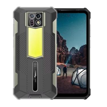 Imagem de WDMYLFTW Capa para Ulefone Armor 24, capa protetora de corpo inteiro à prova de choque à prova de choque transparente de silicone macio e flexível (transparente)