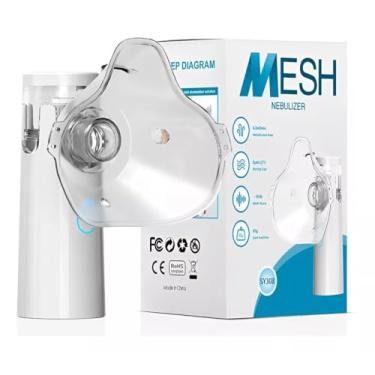 Imagem de Nebulizador Portátil Inalador Silencioso Sem Fio Infantil e Adulto Ultrassônico - MESH