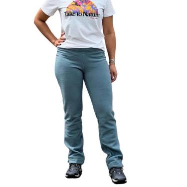 Imagem de Calça Fleece The North Face Feminina Glacier, M, Azul inverno