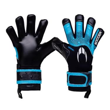 Imagem de Luva de Goleiro HO Soccer AERIAL II NG Blue Shadow Cor: Azul/Preto Tam:7