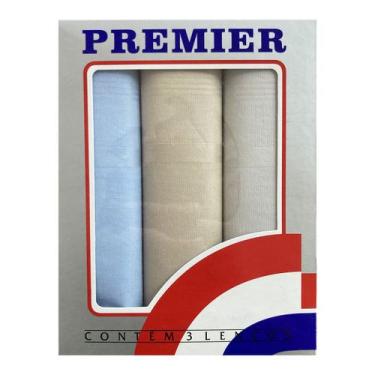 Imagem de Kit 3 Lenços Social Masculino 39cm x 39cm - Presidente, 2315-3