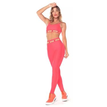 Imagem de Conjunto Top E Legging Fitness Hera Elastico Vestem Academia-Feminino